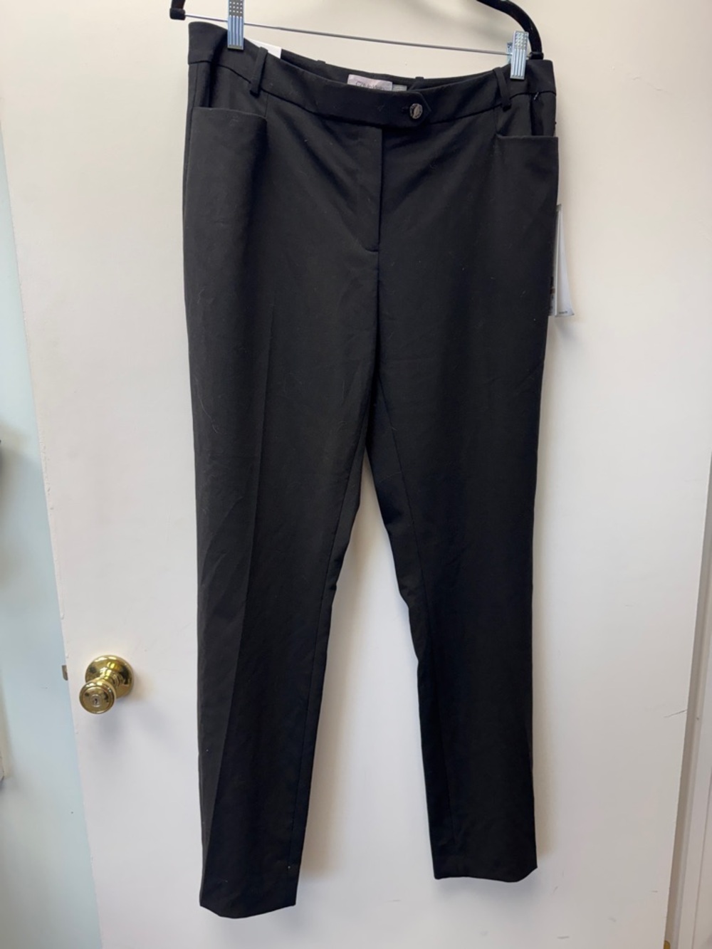 Calvin Klein Black Straight Leg Pants